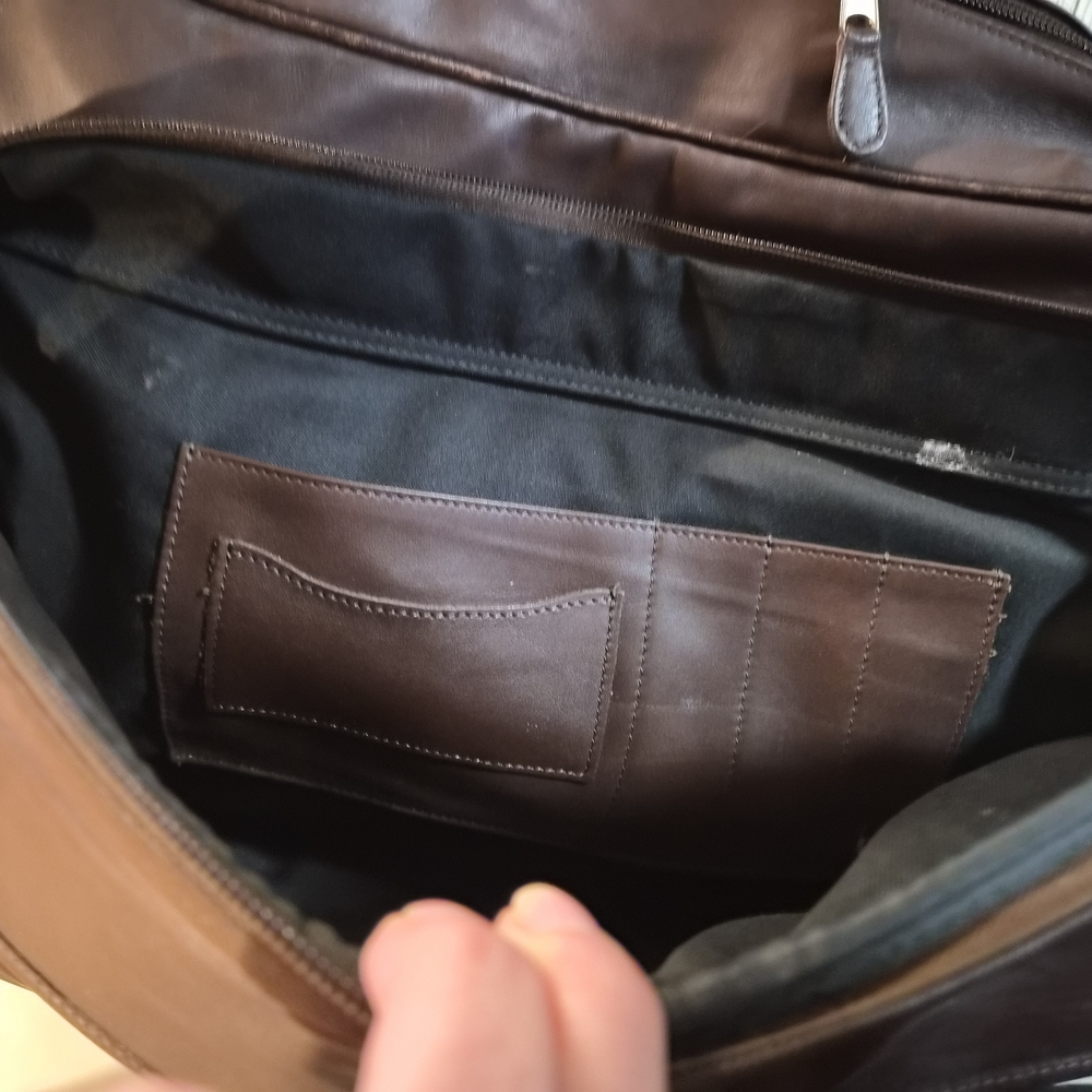 Coach Brown Leather Travel Bag - Picture 8 of 13